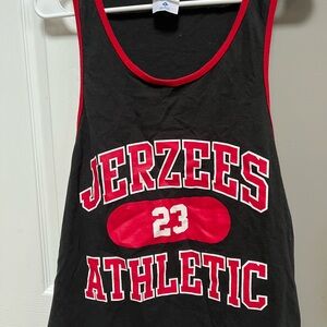 Jerzees #23 Black & Red Size Vintage 1990’s Tank Top